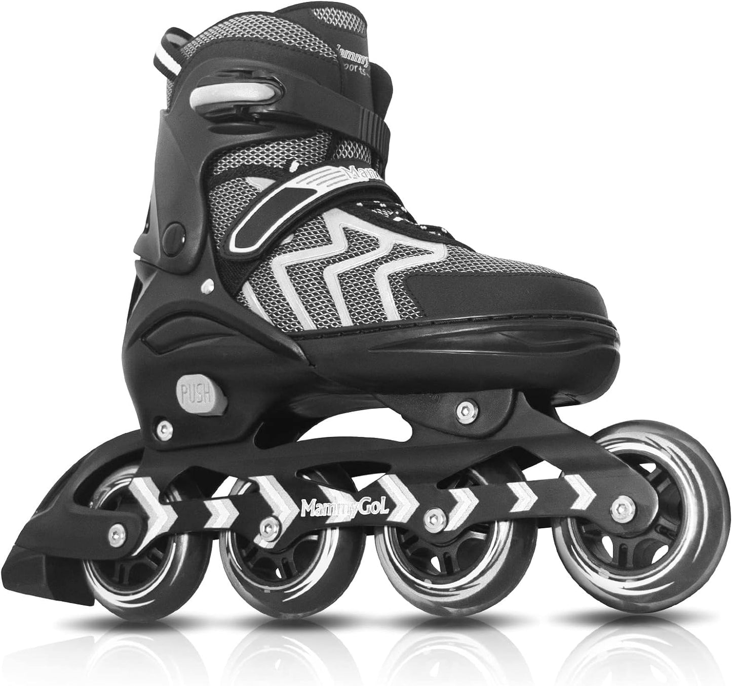 MammyGol Inline Skates for Adults-Black