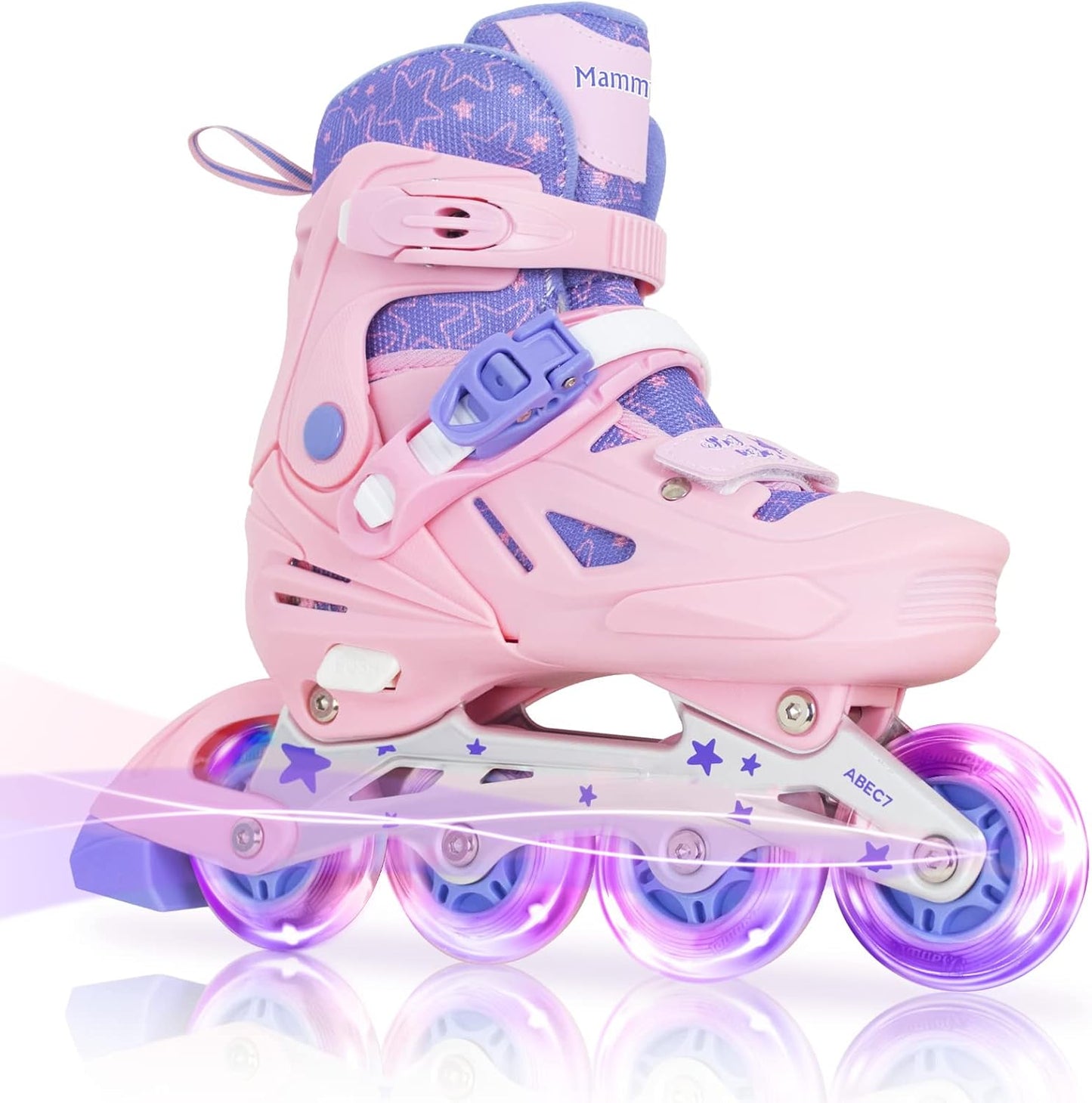 MammyGol Inline Skates for Girls and Boys-Purple