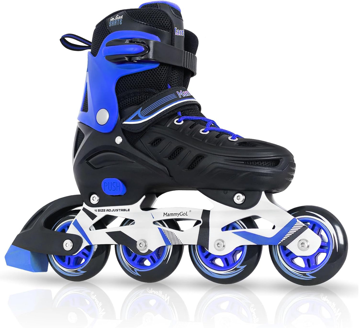 MammyGol Adults High Performance Professional Skates-Blue