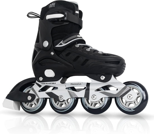 MammyGol Adults High Performance Professional Skates-Black