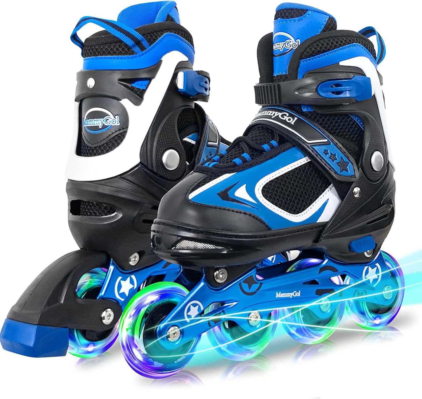 MammyGol Adjustable Inline Skates for kids - Blue