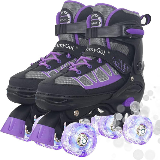 MammyGol Roller Skates for Kids - Purple