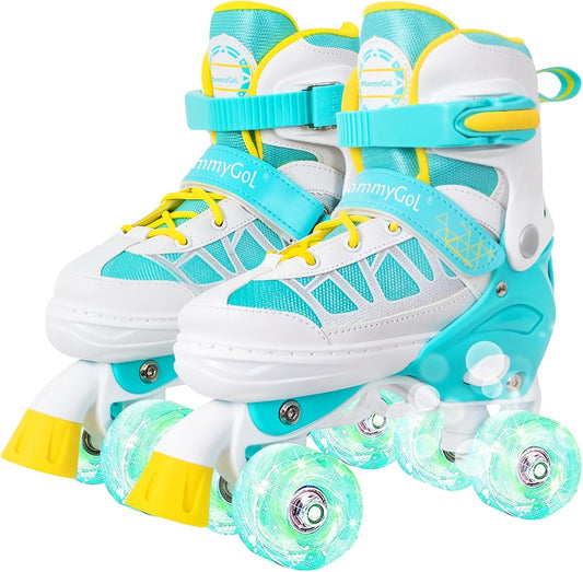 MammyGol Roller Skates for Kids - Teal