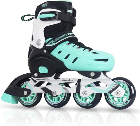 MammyGol Adults High Performance Professional Skates-Teal