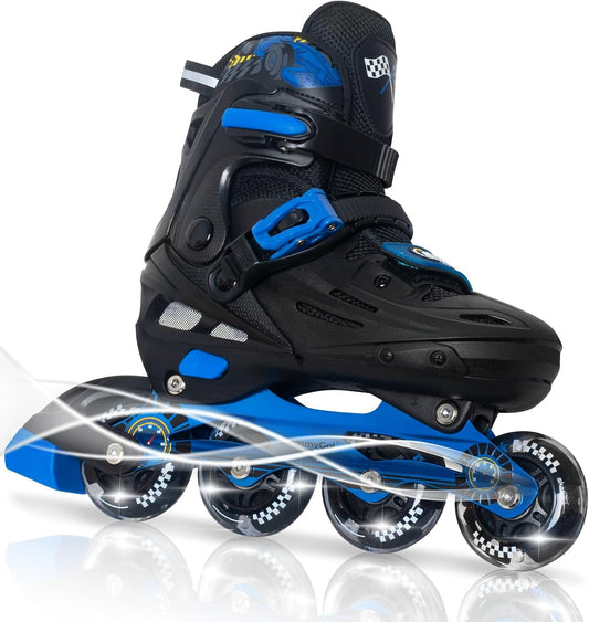 MammyGol Inline Skates for Boys and Girls Youth-Blue