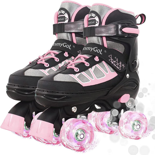 MammyGol Roller Skates for Kids - Pink